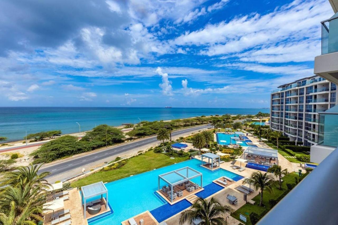 Breath Taking Beach Front Views Condo Eagle Beach Palm Beach Dış mekan fotoğraf